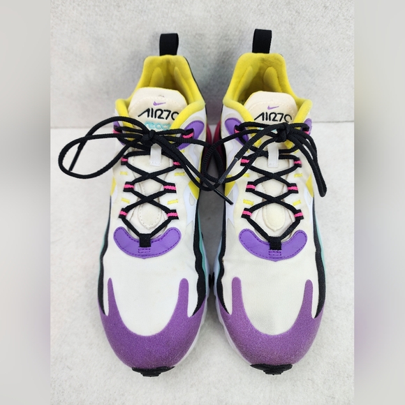 Nike Air Max 270 React Women's Size 9 Multi-colored - Picture 2 of 7